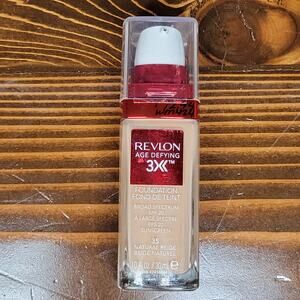 REVLON AGE DEFYING 3X Liquid Foundation SPF 20 - 35 NATURAL BEIGE✨️NEW✨️